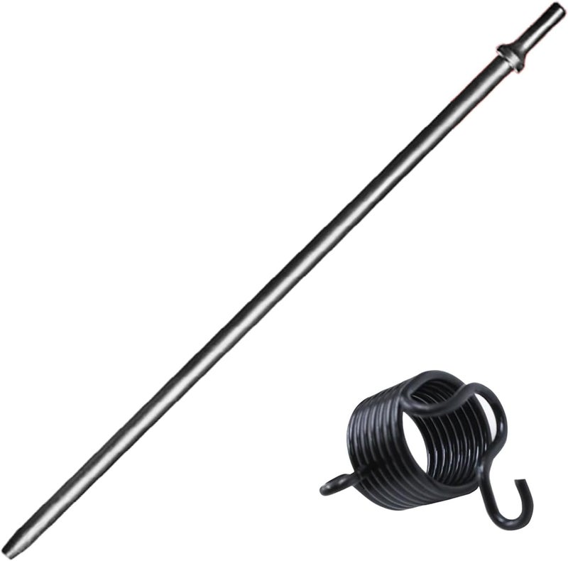 Phyxlyn Pneumatic Taper Punch and Air Cold Chisel Set with Air Hammer Spring, 3/8" x 18" Point Tip, 0.401 Inch Shank Air Tool Suitable for Air Hammer, Cr-Mo Alloy Steel - Image 1